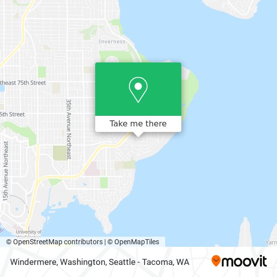 Windermere, Washington map