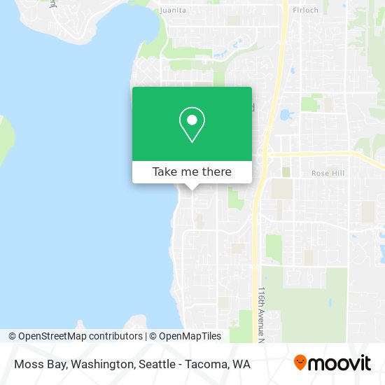 Moss Bay, Washington map