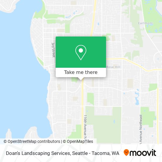 Doan's Landscaping Services map