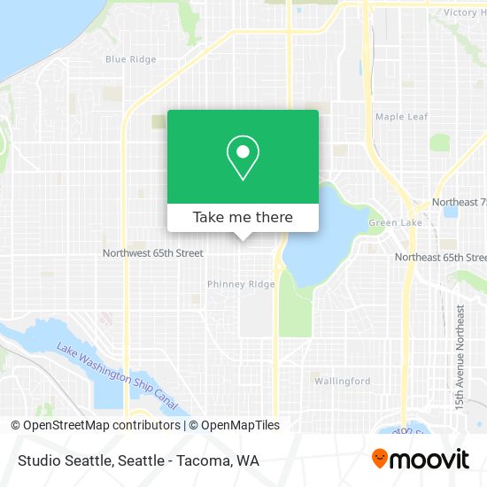 Mapa de Studio Seattle