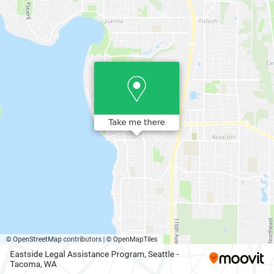 Eastside Legal Assistance Program map