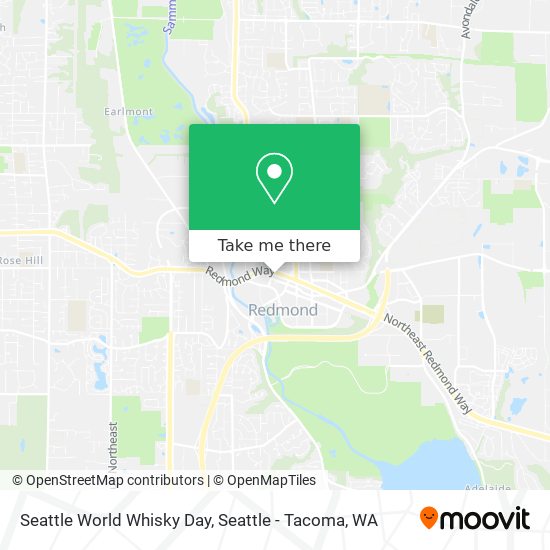 Seattle World Whisky Day map