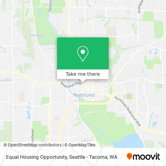 Mapa de Equal Housing Opportunity