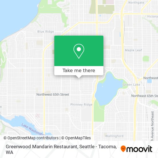 Greenwood Mandarin Restaurant map