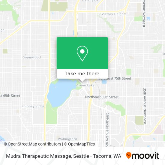 Mudra Therapeutic Massage map