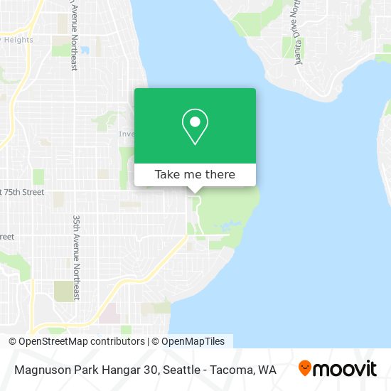 Mapa de Magnuson Park Hangar 30