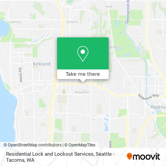 Residential Lock and Lockout Services map