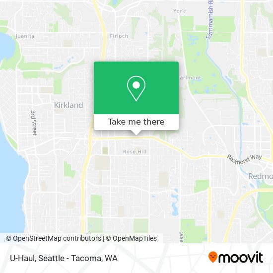 U-Haul map