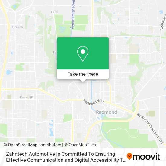 Zahntech Automotive Is Committed To Ensuring Effective Communication and Digital Accessibility To A map