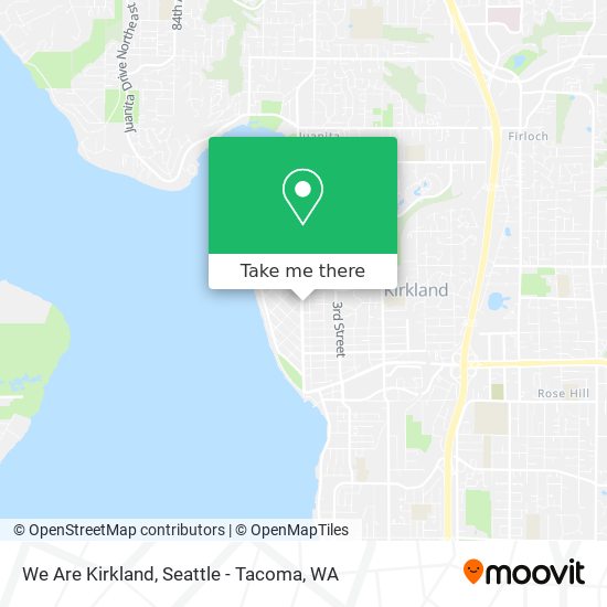 We Are Kirkland map