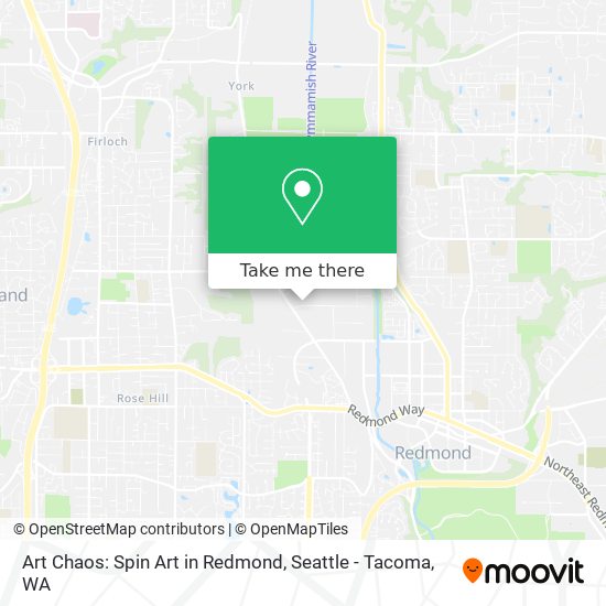 Mapa de Art Chaos: Spin Art in Redmond