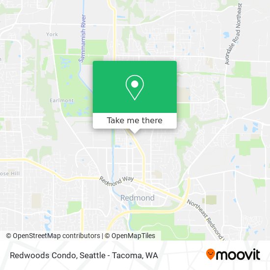 Redwoods Condo map