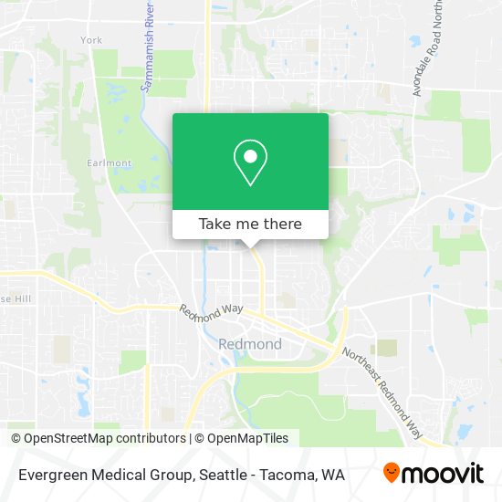 Evergreen Medical Group map