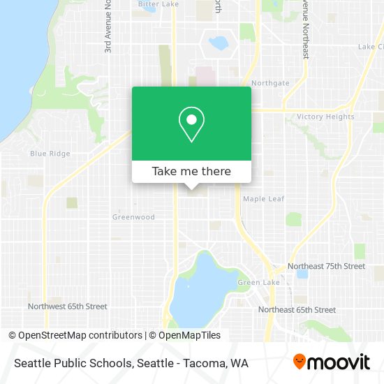 Mapa de Seattle Public Schools