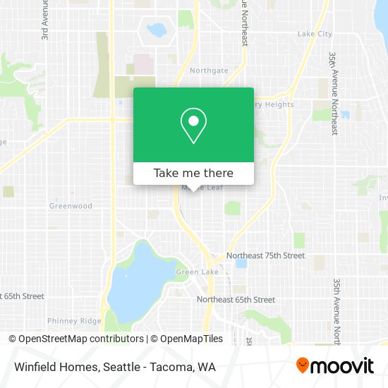 Winfield Homes map