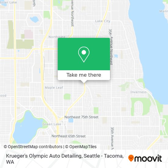 Mapa de Krueger's Olympic Auto Detailing