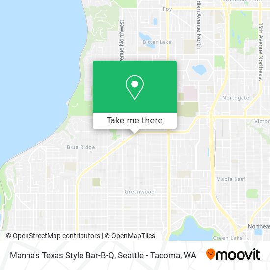 Manna's Texas Style Bar-B-Q map