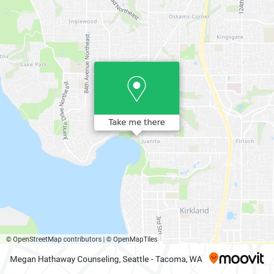 Megan Hathaway Counseling map