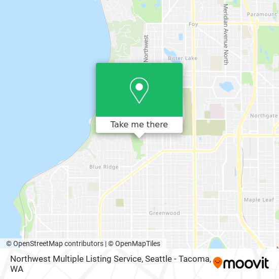 Mapa de Northwest Multiple Listing Service