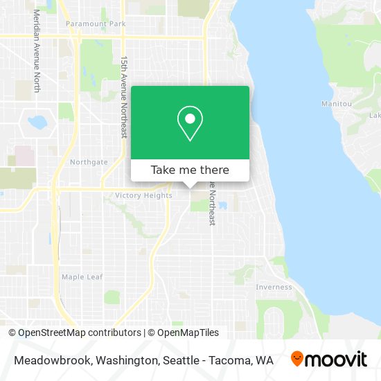 Mapa de Meadowbrook, Washington