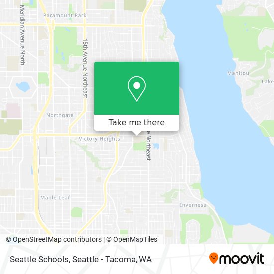 Mapa de Seattle Schools