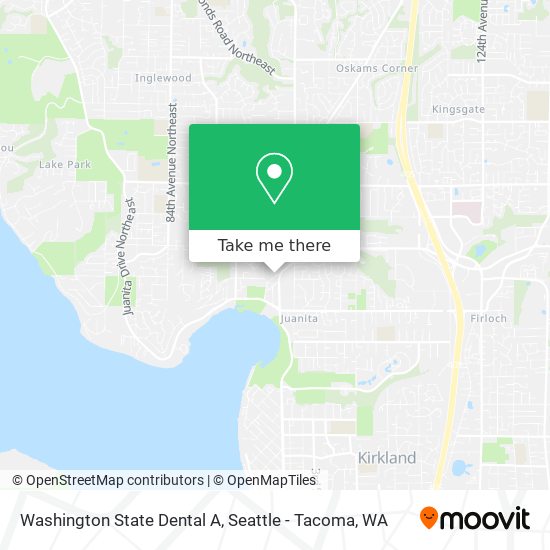 Washington State Dental A map