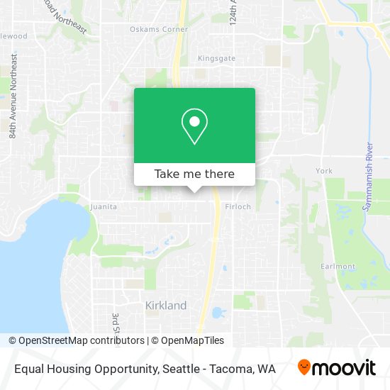 Mapa de Equal Housing Opportunity