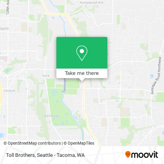 Toll Brothers map