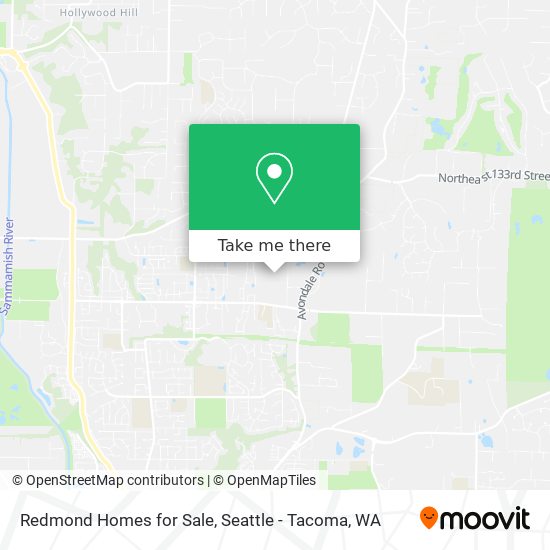 Mapa de Redmond Homes for Sale