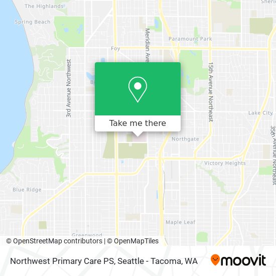 Northwest Primary Care PS map