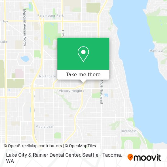 Lake City & Rainier Dental Center map