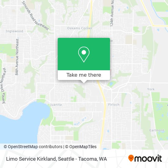 Mapa de Limo Service Kirkland