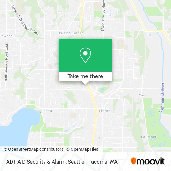 ADT A D Security & Alarm map