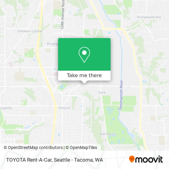 TOYOTA Rent-A-Car map