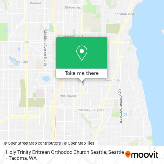 Holy Trinity Eritrean Orthodox Church Seattle map