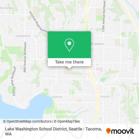 Mapa de Lake Washington School District