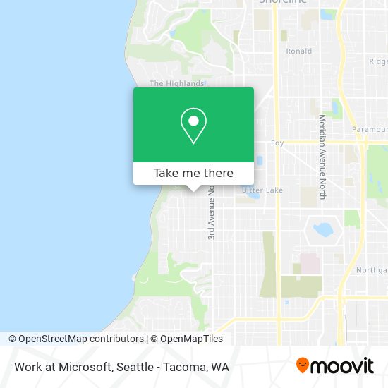 Work at Microsoft map