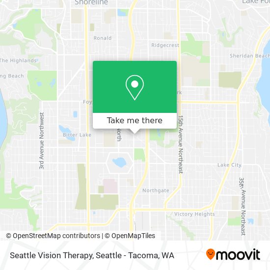 Seattle Vision Therapy map