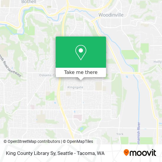 King County Library Sy map