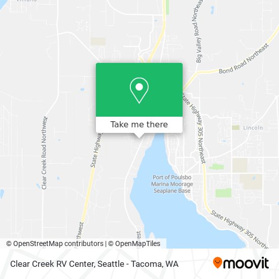 Clear Creek RV Center map