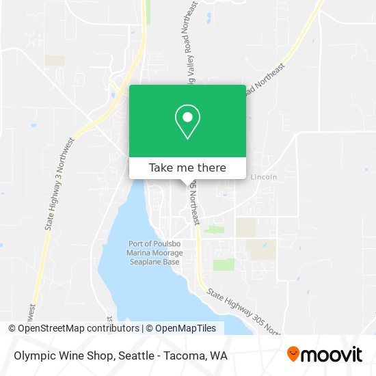 Mapa de Olympic Wine Shop