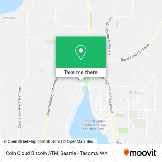 Mapa de Coin Cloud Bitcoin ATM