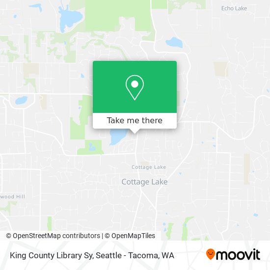 King County Library Sy map