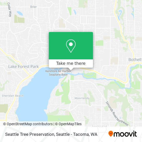 Seattle Tree Preservation map