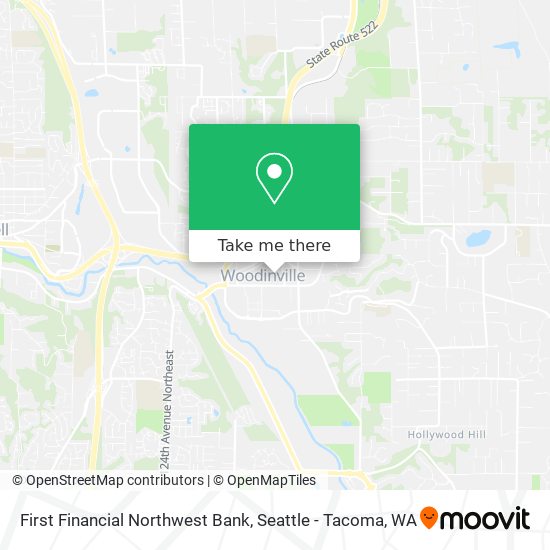 Mapa de First Financial Northwest Bank