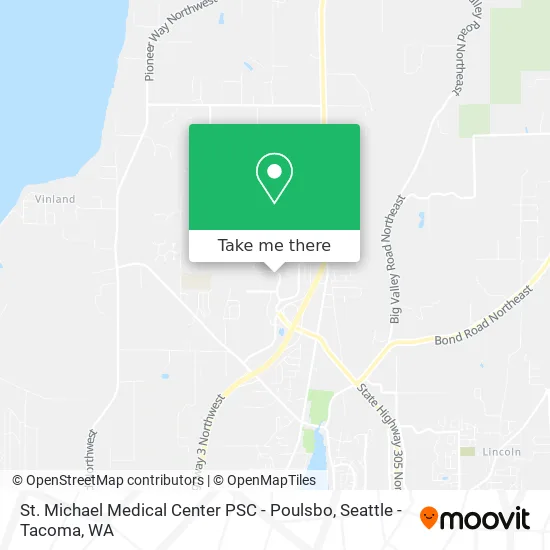 St. Michael Medical Center PSC - Poulsbo map