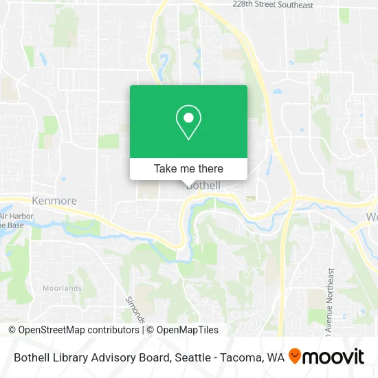 Mapa de Bothell Library Advisory Board