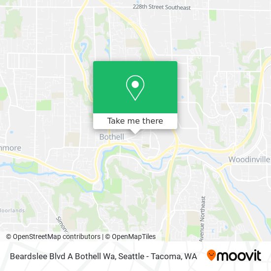Mapa de Beardslee Blvd A Bothell Wa