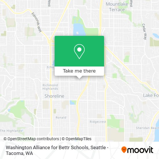 Washington Alliance for Bettr Schools map