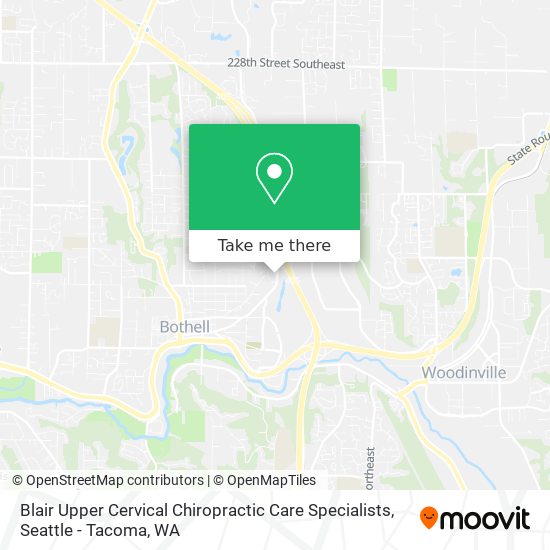 Blair Upper Cervical Chiropractic Care Specialists map